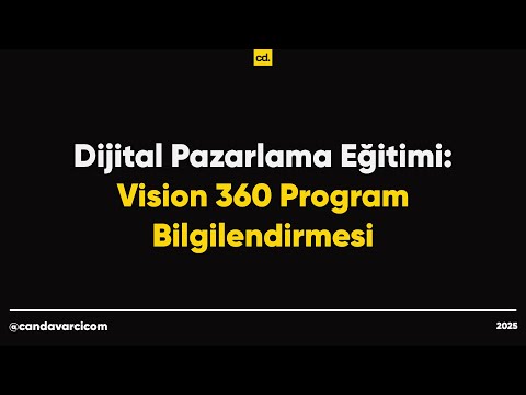 Online Dijital Pazarlama Eğitimi: Vision 360 - 12 Eğitim Bir Arada